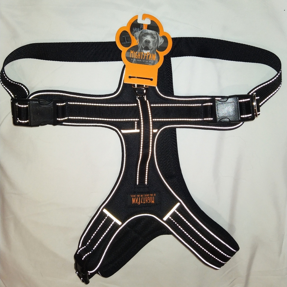 Mighty Paw Sport Dog Harness - Size L - Black
